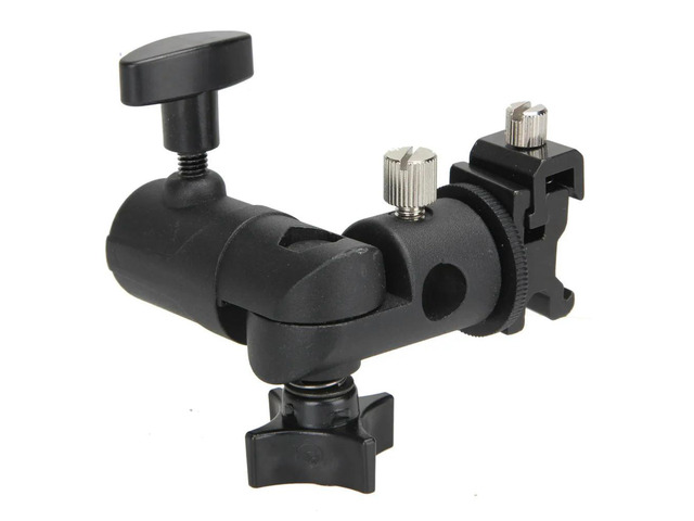 Swivel Flash Hot Shoe Umbrella Holder for Studio Light Stand Bracket Type E