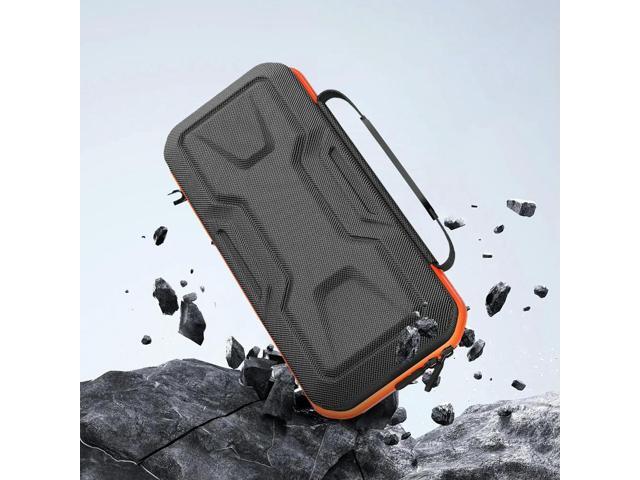For NS2 Double-Layer Bag Anti-Scratch Hard Shell Console Carry Bag Zipper Closure Travel Console Protect Handbag