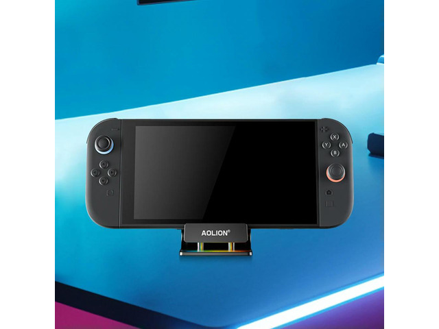Charging Stand with RGB Lights Charging Station Charger Station for Switch 2 Game Console Base Dock