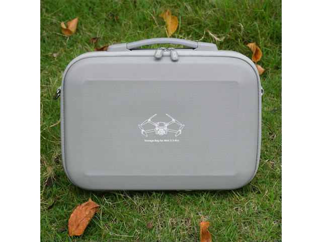 Carrying Case Shockproof Protective Bag Case Anti-scratch PU Leather Shoulder Bag for Mini 3 Pro/Mini 3 RC Case