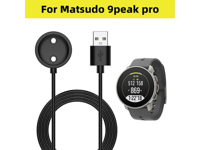 Watch Fast Charger 100cm USB Charging Cable Dock Stand Magnetic Multiple Protection for Suunto 9peakpro Watch