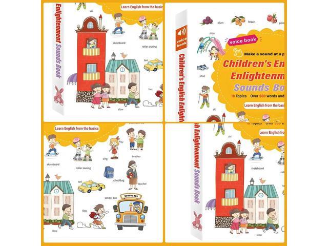 Interactive Audio Sound Books Early Educational Gifts Talking Interactive Audio Books for Kids Toddlers 2 3 4 5 6 Years Old