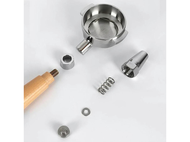 Tea Portafilter with Wooden Handle and Suit 58mm Coffee Machine/Teapresso Portafilter/Design for Tea Bag & Broken Tea