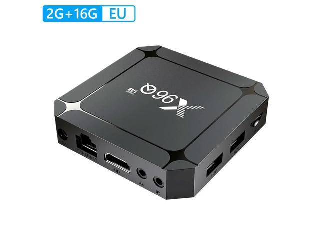 Android 14 TV Box Ram 2GB ROM 16GB Set Top Box Dual Band 2.4G/5.8GHz 6 Android Box with Remote