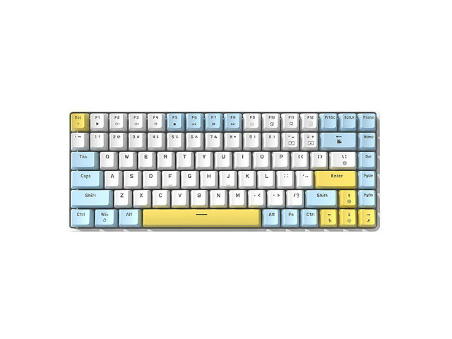 K84 Gamer Keypad 84Keys Luminous Keyboard Hot-Swap Keyboard for PC Desktop Gamer