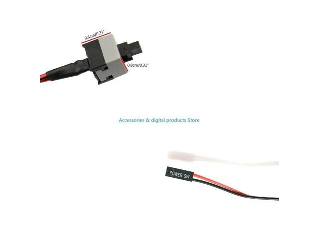 Push Button Switch 1M/2M/for 3M ATX PC Computer Motherboard Power Cable On/Off/Reset Cable Cord