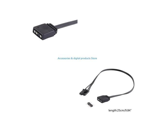 for Pirate Ship Controller Adapter Line QL- LL120 ICUE Sync- ARGB 4Pin Cable