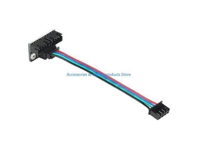 4 Pieces Printer Parts Stepper Motor with Cable for Double Z Dual Z Motors Printer Board Expanding Parts
