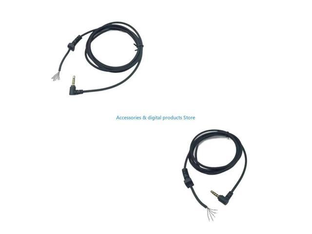 Replacement Headphones Music Aux Cable Cord Gold Platings for Gaming Headset
