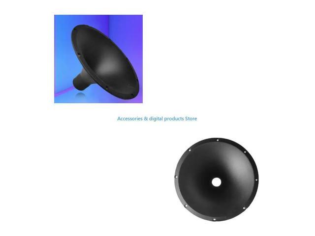 2Pieces Horn Part Compact Size for Small Speaker Durable ABS Construction Materials Repair Home Theater Bar Mixer
