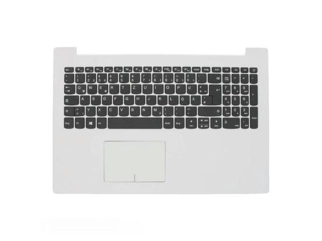 DE German Keyboard White Upper Case PalmresShell Cover For 320 15 IAP ABR ISK IKB AS5CB0N86288