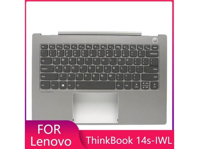 for ThinkBook 14s-IWL Laptop PalmresCase Cover C Shell Grey Upper Case ASM B FPBL W/KB USA 5CB0U43087