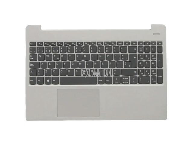ES Spanish Grey Keyboard Upper Case PalmresShell Cover for S340 15 15IWL 15IML 15API 15IIL 5CB0S18672