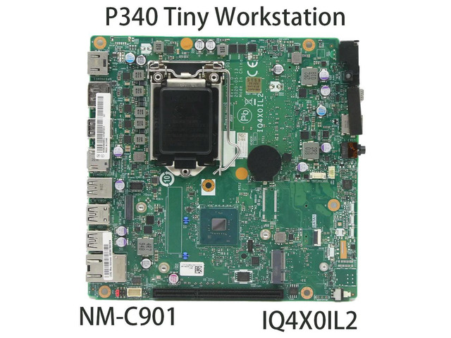 For P340 Tiny Workstation Laptop Motherboard Q470 65W NM-C901 With FRU:5B20U54383 5B20U54382 5B20U54813