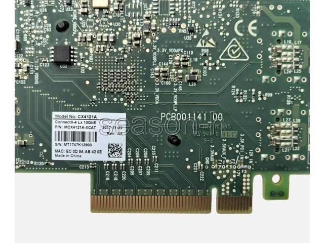 CX4121A MCX4121A-XCAT ConnectX-4 10Gigabit Ethernet Card
