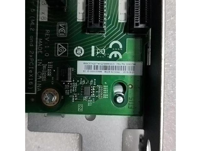 SR650/658/550/588/590/HR650X 00MX798 01KP721 PCIE Expansion Slot