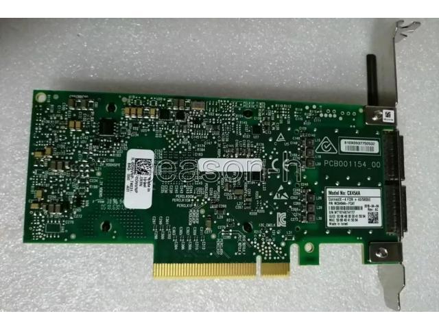 CX454A MCX454A-FCAT Connectx-4 FDR+ 40/56Gbe Adapter Card High Profile