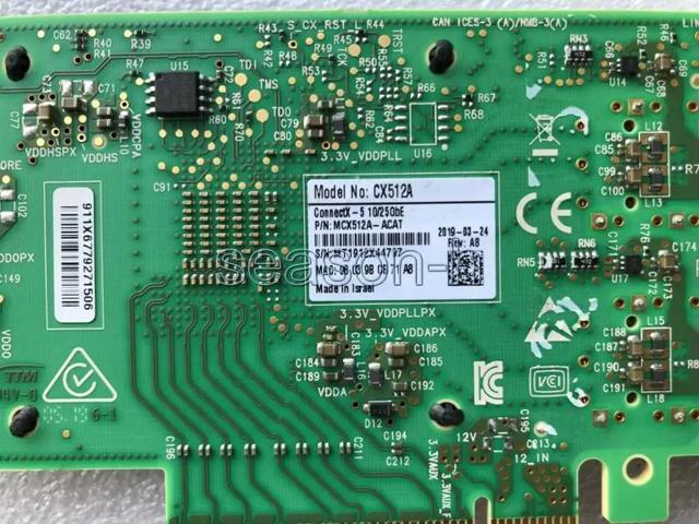 network card ConnectX-5 MCX512A-ACAT PCIe x8 3.0 25GBe 2x SFP28 Dual Port