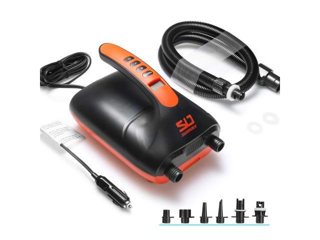 20PSI High Pressure Digital Electric Air Pump for Stand Up Paddle Board Kayak Tent, SUP Inflator with Intelligent Dual Stage & Auto-Off, Two.