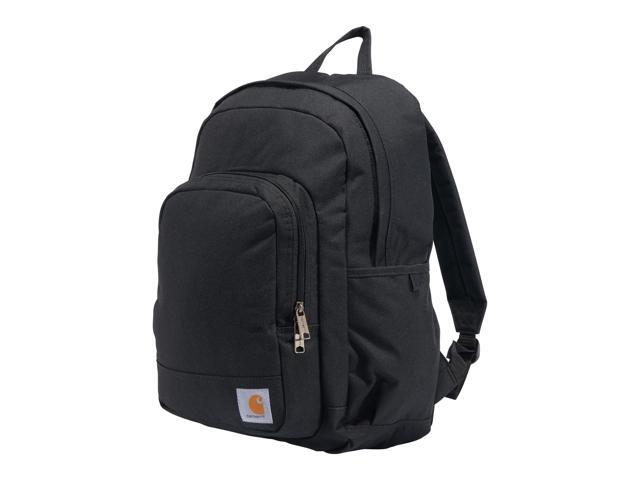 Carhartt 25L Classic Laptop Backpack, Durable Water-Resistant Pack W/ 15' Laptop Sleeve and Multiple Organizational Compartments, PFAS Free, Black