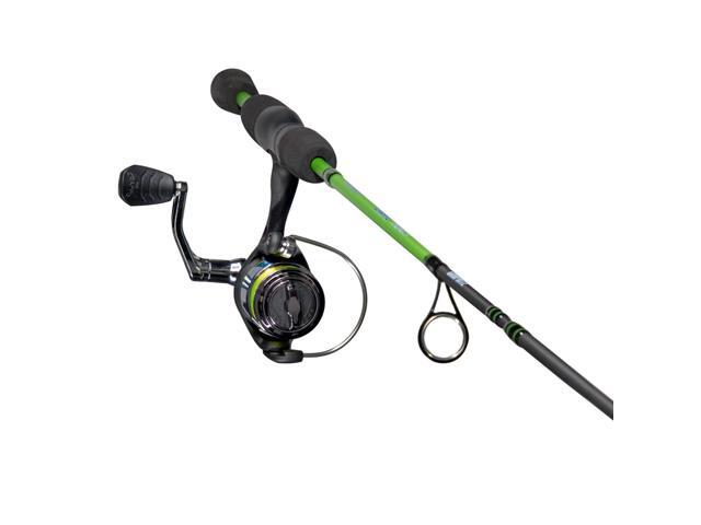 Crappie Thunder Spinning Reel and Fishing Rod Combo, 2-Piece IM6 Graphite Blank, Right or Left-Hand Retrieve