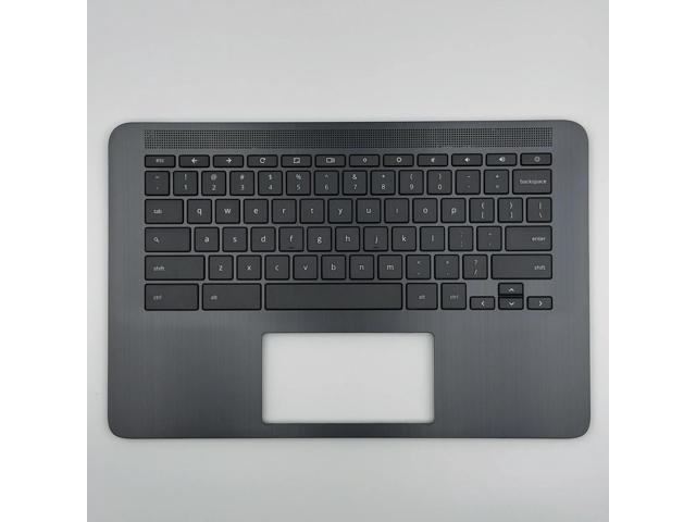 L90459-001 for Chromebook 14 G6 CB14G6 CelN4000 Laptop Top Case Keyboard Notebook Top Cover Black