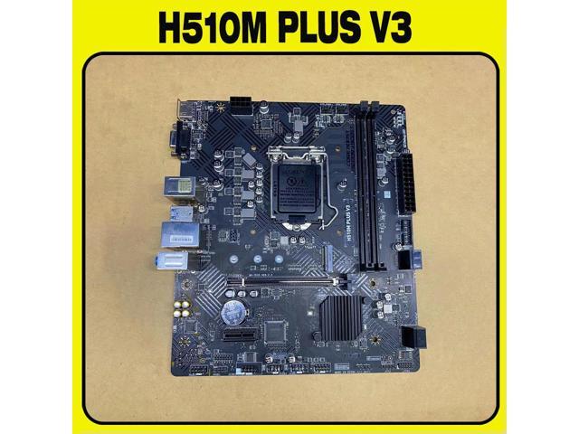H510M PLUS V3 mATX Mainboard Supports LGA 1200 Socket i9-10900K i7-10700K i5-10600K 10400F 2xDDR4 1xM.2 PCIe 3.0