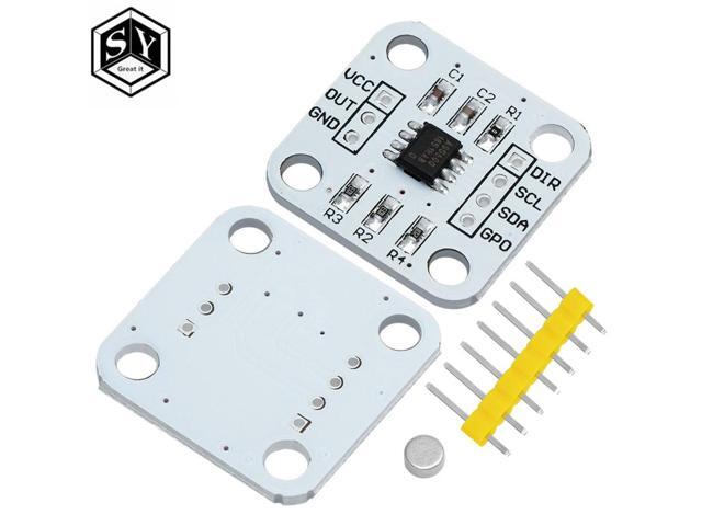 AS5600 magnetic encoder magnetic induction angle measurement sensor module 12bit high precision For aduino