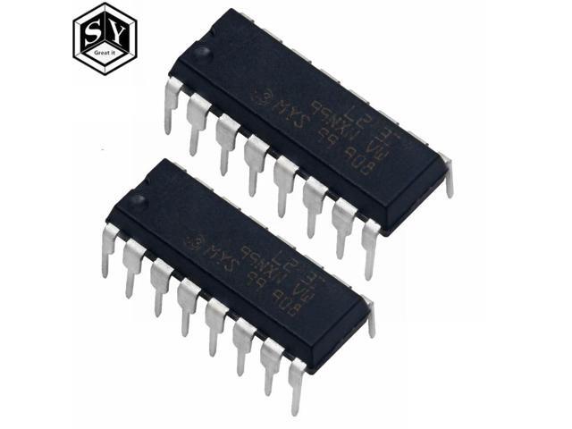 10PCS L293D (L293) Stepper Motor Driver IC: 100% DIP-16 Chip