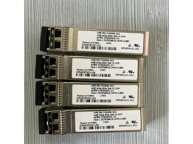 1PCS MSA 8G Optical Module 720998-002 876141-001 MSA 8GB SW FC SFP AFBR-57D9AMZ-2H 8GB Fiber Sfp