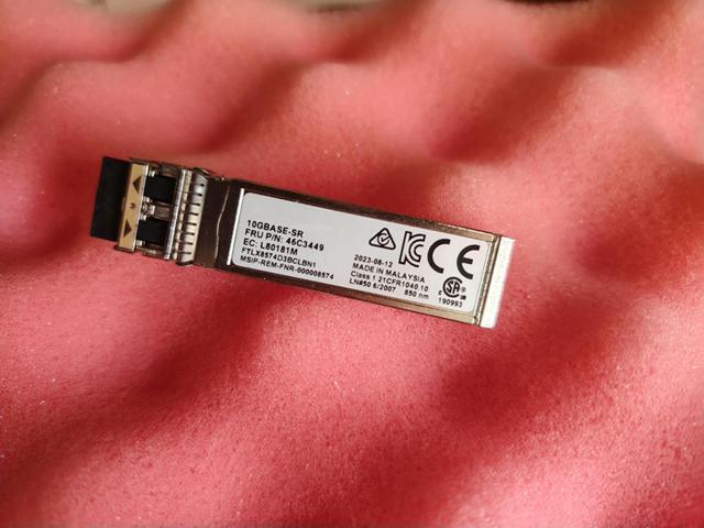 46C3449 10g Sfp 850nm FTLX8574D3BCLBN1 L80181M 10GBASE-SR 10g Sfp+ Fiber Optical Module