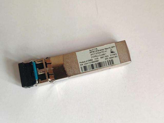 AJ717A 8G LW 10km SFP+/AFCT-57D5ATPZ-H1/5697-7623/E173874/504441-001 8G 10KM Single mode optical