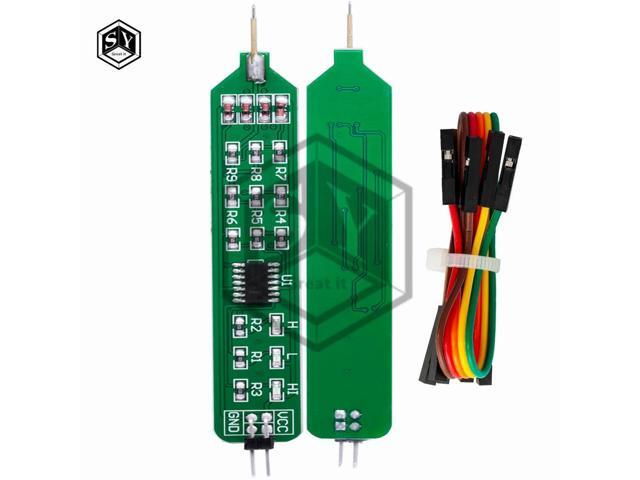 Logic Pulser Analyzer Probe (5V/3.3V): Quick-Test Logic Level Tester with Cable For Learning & Debugging