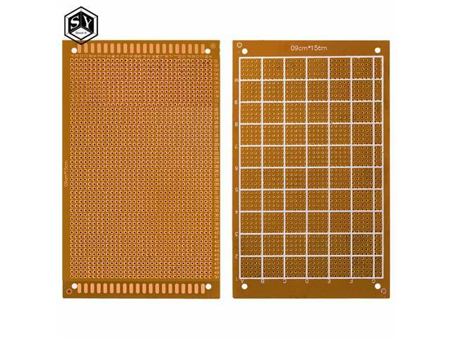 9×15cm SingleSided PCB Board, High Stability Bakelite Copper Clad Universal Prototype Board for DIY Electronics