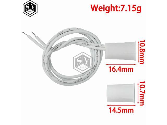 1Pair RC-33 Recessed Door Magnetic Switch Door Magnet Alarm Detector Sensor Home Security Alarm DC 100V 300mA MC-33