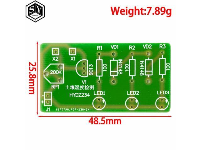 Soil Moisture Detection Kit Humidity LED Indication Electronic Practical Training Diy Experiment Production Technology Welding