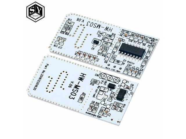 High Performance Motion Sensor Module Radar Motion Sensor HW-MS03 2.4GHz to 5.8GHz Microwave Radar Sensor Module for