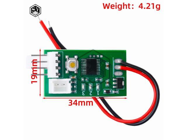 PC CPU Cooler Fan PWM Controller (DC 12V): 4-Wire, STK IC-Based Temperature Control Switch & Alarm Function