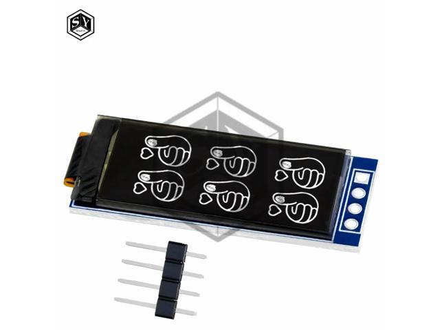 1.09 inch OLED display 1.1-inch OLED SSD1312 64X128 display 12864 display IIC for