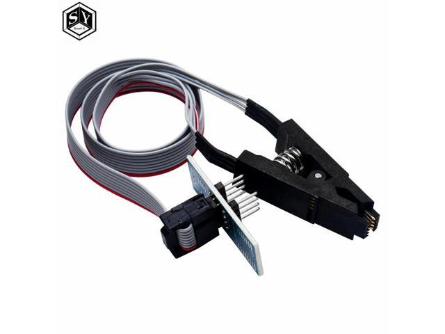 SOIC8 SOP8 Test Clip For EEPROM 93CXX/25CXX/24CXX in-circuit programming on USB Programmer TL866CS TL866A EZP2010