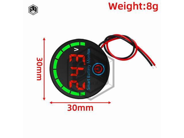 DC 7-55V 3-14S High Precision LED Level Indicator Digital Voltmeter 12V/24V/36V/48V Lithium Capacity Charge
