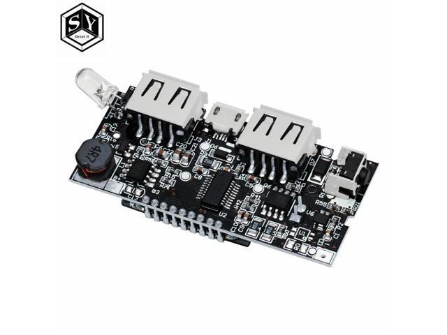 Dual USB 5V 1A 2.1A Mobile Power Bank Charger PCB Power Module Accessories For Phone DIY LED LCD Module Board