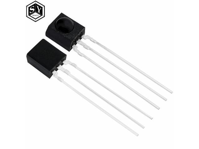 10Pcs/lot IR Receiver 38 kHz Remote Infrared Module TSOP4838 DIP-3