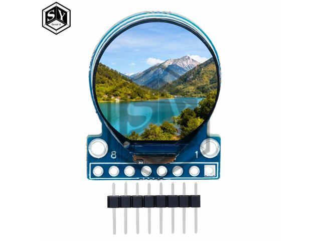 0.71 Inch TFT LCD Display TFT Display Module Round RGB 160*160 GC9A01 Driver 8PIN SPI Interface 160x160 PCB For