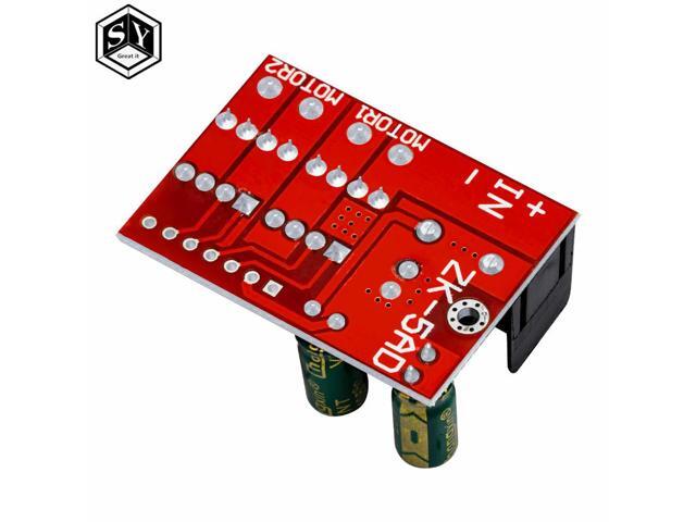 H Bridge Remote Control 5A 3V-14V Dual DC Motor Drive Module Voltage Reverse PWM Speed Regulation Double Super L298N 5AD