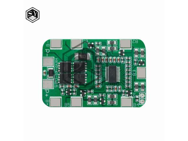 6S 22.2V 25.2V 14A 20A Li-ion Lithium Charger Protection Board with Balanced PCB BMS 6 Pack Cells Module