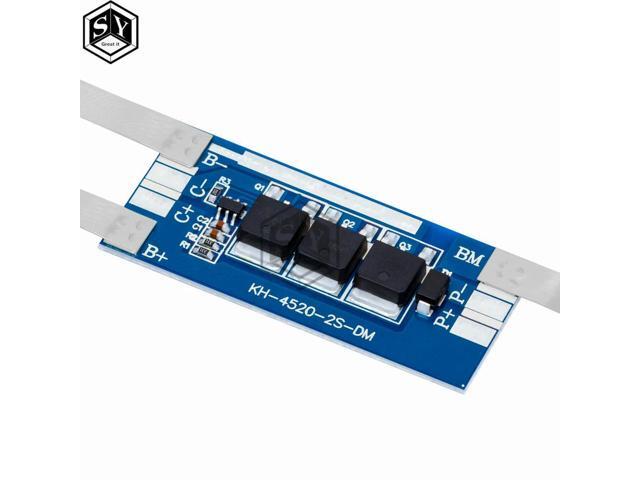 2S 7.4V Li-ion Protection Board Compatible with /26650/Polymer Batteries Ideal for Vacuum Cleaners