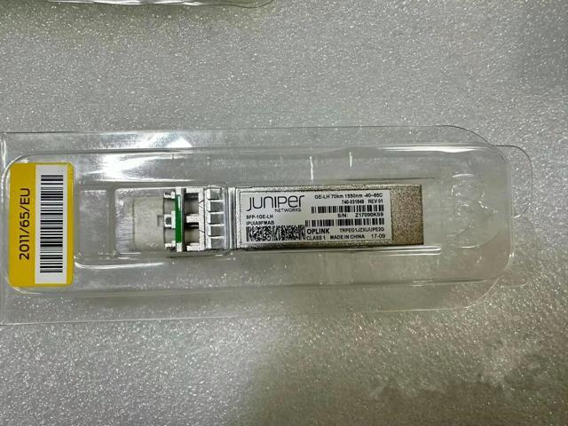 Juniper SFP 1.25G Module SFP-1GE-LH 740-031849 GE-LH 70KM 1550NM 1G SFP Fiber optical SCP6G74-J7-AWE