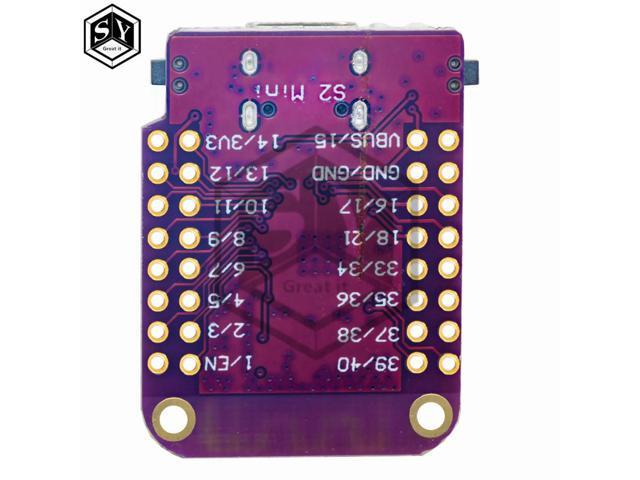 ESP32 S2 Mini Board Based ESP32-S2FN4R2 ESP32-S2 4MB FLASH 2MB PSRAM MicroPython For Compatible D1 mini upgrade