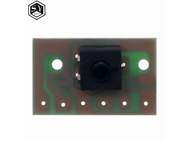 Solar Ground Plug Lamp Controller (3.7V): Light-Controlled + Switch PCB Board for Solar Landscape Lights